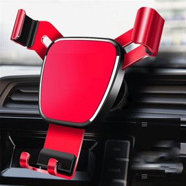 Universal Car Phone Holder, Gravity Sensor Auto Lock Cell Phone Holder Smartphone Holder Compatible With 12 12pro 11 X 8 7 6 S20 S9 Htc P40 And More