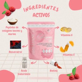 Colágeno Hidrolizado Brilliance Con Nad 300g | Frambuesa