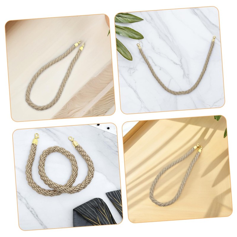 OSALADI Jute Weave Guardrail Hanging Rope Crowd Control Ropes for