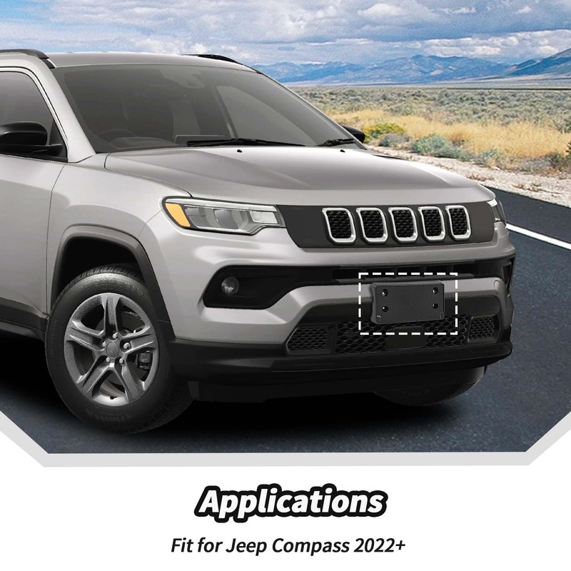 JeCar License Plate Frame Bracket Fit for 2022 2023 2024