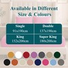 Moonlight Bedding King Size Fitted Sheets - 25cm Deep King