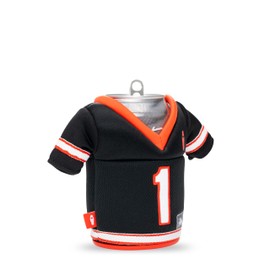 Puffin - The Gridiron Beverage Jersey, Insulated Can Cooler, Black/Risky Red