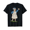 Cheerful Cartoon Character Waving For Children T-Shirt