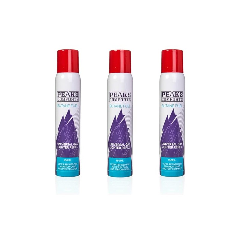 Butane Fuel, Butane Refill for Kicthen Torch, Torch Lighter, 150