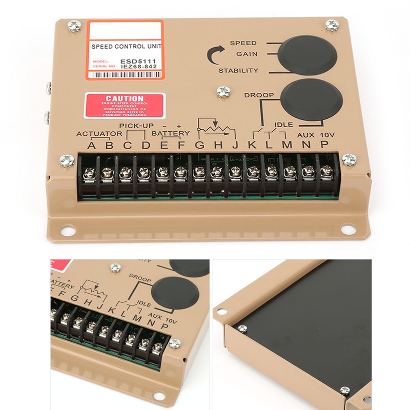 ESD5111 Generator Electronic Engine Speed Controller Adjustable Motor Speed Regulator