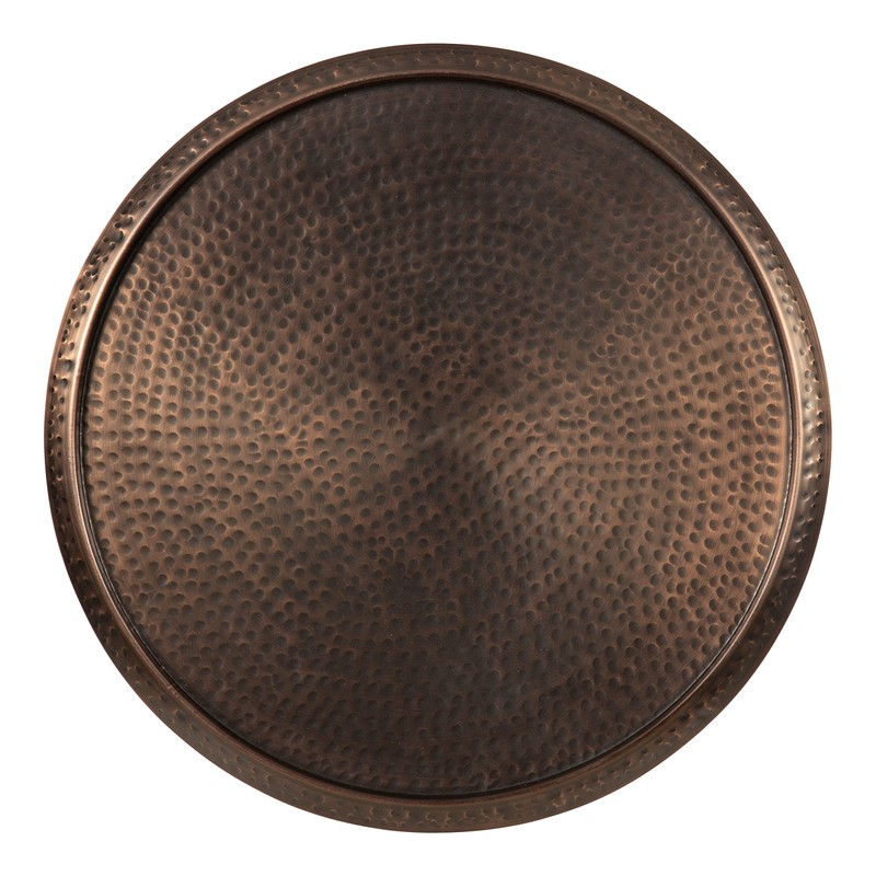 Kate and Laurel Sanzo Modern Pedestal Side Table; 15 x