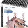 YISAN Black Drawing Art Pens,Micro Fineliner Manga Pens,Calligraphy Pens for