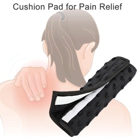 HapiPoppy 2Pcs Arm Sling Padding for Neck Arm Sling Strap Cushion Neck Pad Cushions Shoulder Brace Carry Strap Pads Elbow Wrist Injury Support Strap Padded Women Men Minky Dot Black