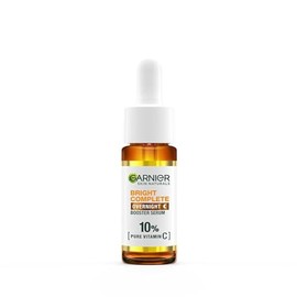 Garnier Serum Nocturno Anti-Manchas Focales para Cara, con 10% de Vitamina C Pura y Ácido Hialurónico, Anti-Pigmentación y Opacidad, Para Todos los Tipos de Piel, Aprobado por Cruelty Free