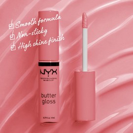 NYX PROFESSIONAL MAKEUP - Butter Gloss, tiramisú, 0.27 onzas