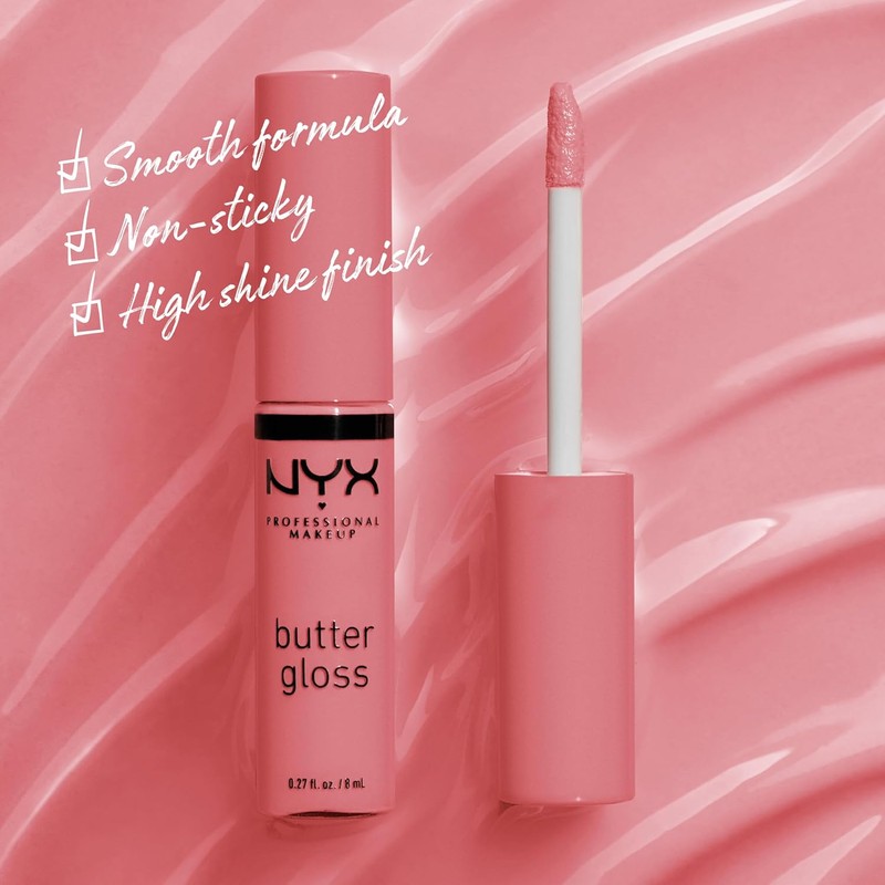 NYX PROFESSIONAL MAKEUP - Butter Gloss, tiramisú, 0.27 onzas
