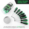 LOZAGU 14pcs Mini Hex Screwdriver Set, Metric(0.9mm-3mm) SAE(0.035"-1/8) Hex Allen