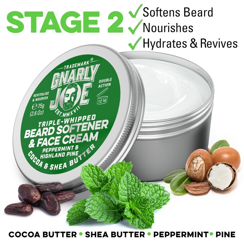 Gnarly Joe Beard Rescue and Revive Gift Pack, 135g. Softens