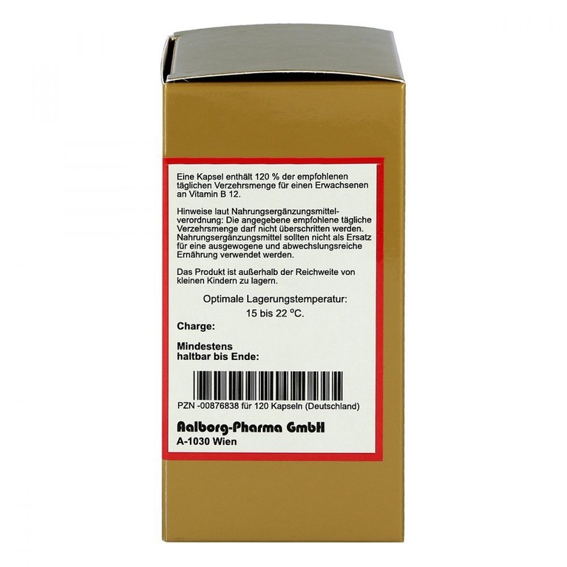 Vitamin B12 Capsules (Pack of 120)