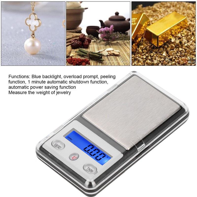 Digital Jewelry Scale Mini Portable Electronic High Precision Gram Scale