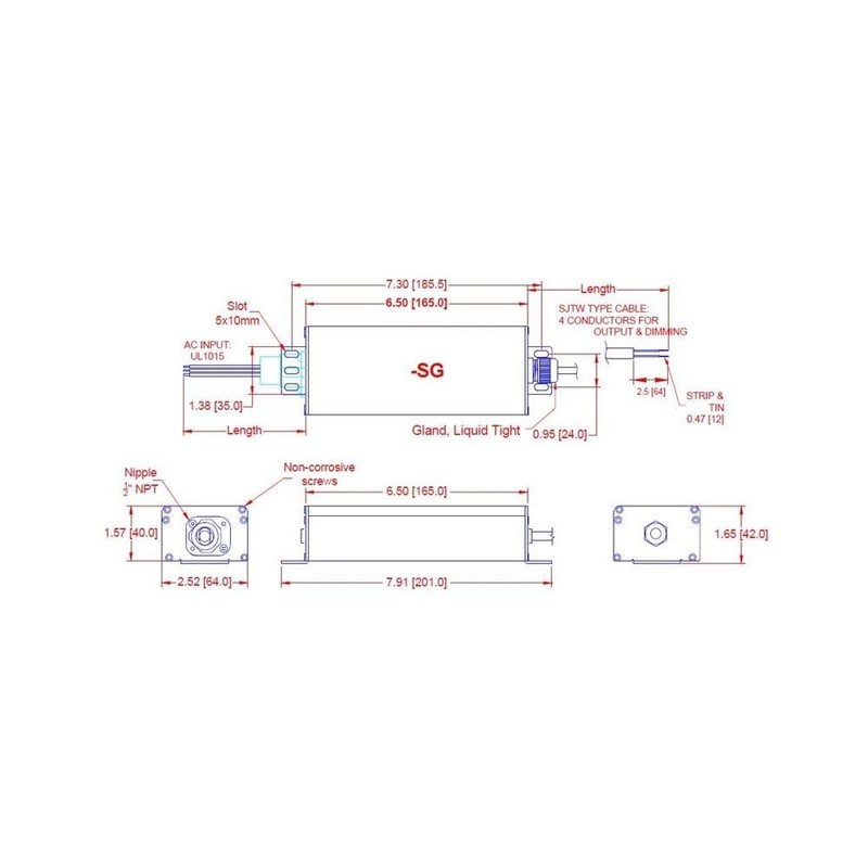 Magtech Q2-U24-SG 24Vdc Constant Voltage, 100W Maximum, 0-10V Dimmable