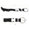 sourcing map Luggage Straps Jacket Clips Strap Nylon Adjustable Suitcase
