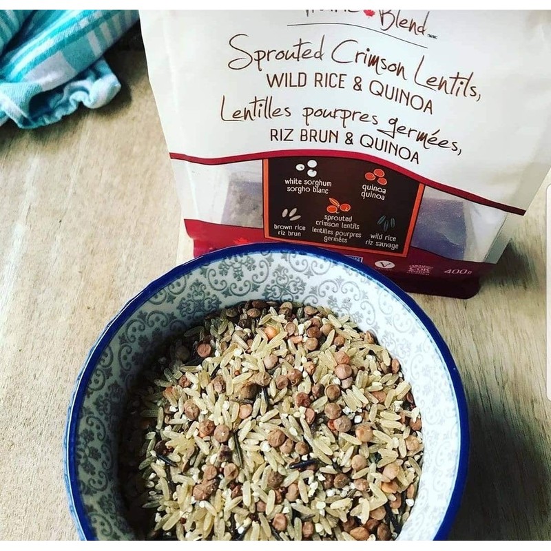 FLOATING LEAF SPROUTED CRIMSON LENTILS, 14 OZ