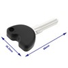 ECSiNG 1PC Key Blank Motorcycle Uncut Blanks Key Replacement Part