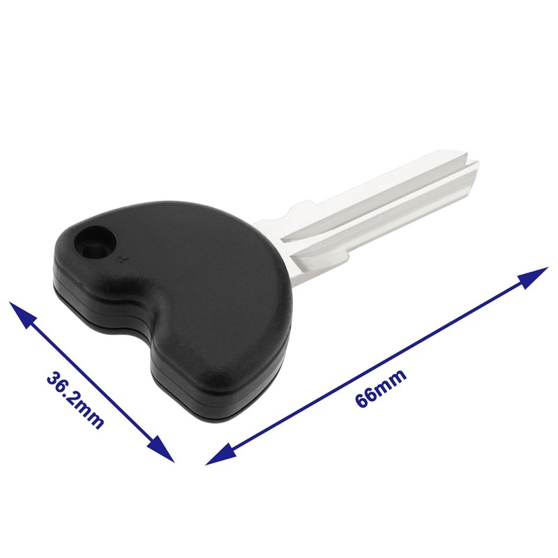 ECSiNG 1PC Key Blank Motorcycle Uncut Blanks Key Replacement Part