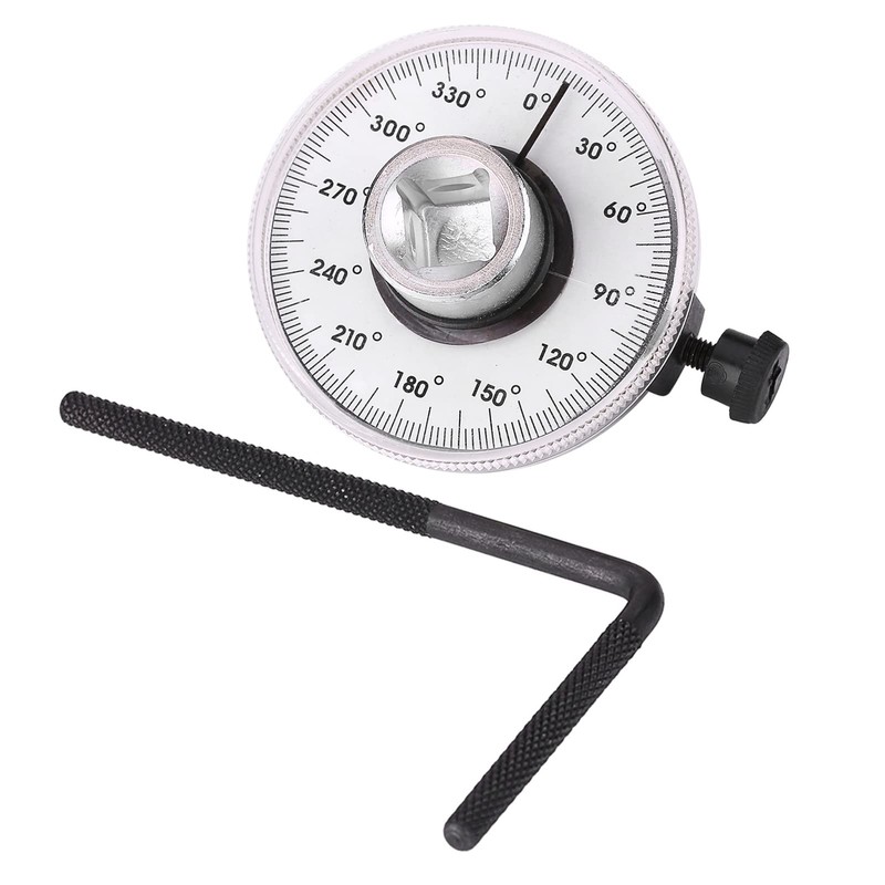 Gradenboog Auto, 3/8 Angle Gauge, Adjustable Angle Torque Meter, 1/2
