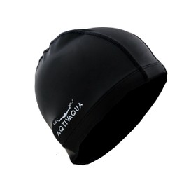 AqtivAqua Swimming Cap for Adults and Kids — Soft and Elastic Spandex with Protective Layer — Ideal for Use in Swimming Pools or Open Water
