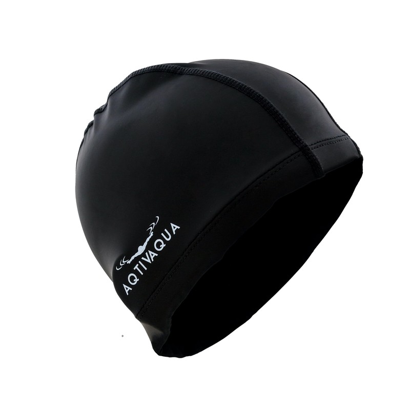 AqtivAqua Swimming Cap for Adults and Kids — Soft and