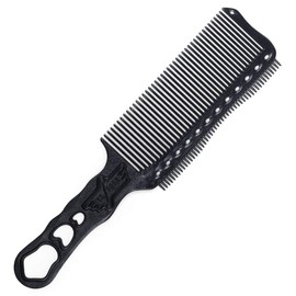 YS Park 282 Flattop Comb Slim Type with Teeth, YS-S282T, Carbon Black