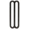Double Loop Metal Strap Adjuster 2 Inch Black Plate SL-20020-13