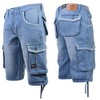 Crosshatch Mens Newberg or Gaston Denim Shorts - Newburg -