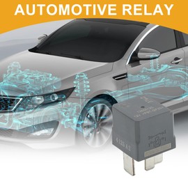 Partuto Power Relay No. 13500120 - Coolant Temperature Sensor/Relay for Controlling the Radiator Fan - 12 V 4 Pin for Buick Regal 2011-2017 Plastic Grey - Pack of 1