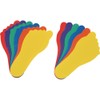 TOEI LIGHT Active Placemat (Feet) B-7140C Red, Blue, Yellow, Green,
