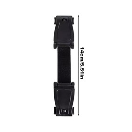 2PCS Car Seat Safety Clips - Anti Escape Car Seat Strap - Nylon Belt Clip for Child Seat - Secure & Adjustable Car Seat Buckle - Travel Safety Accessory (Black)