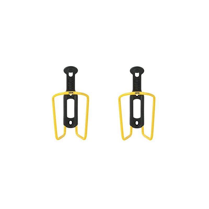 ZEFAL Pack of 2 Aluminium Plast 124 Bicycle Bottle Cages