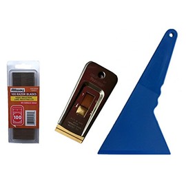 Useful 3 in 1 Window Film Tools Squeegee Scraper Set Kit Car Home Tint High Quality & Durable