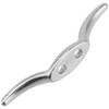UNGFEI 20 PCS 66mm Silver Roman Blind Hooks, Metal Rope