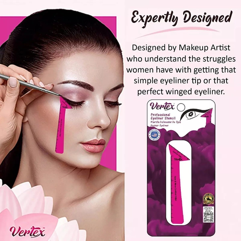 Vertex Beauty Plantilla Para Delineador De Ojos Reutilizable