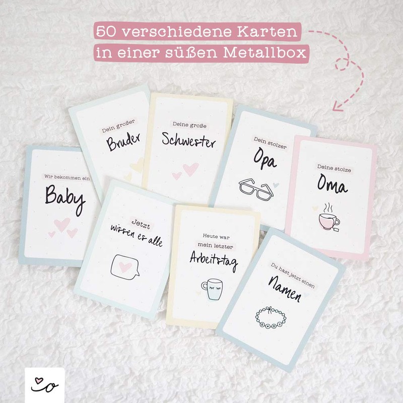 Odernichtoderdoch Milestone Cards | My Pregnancy | 50 Cards -