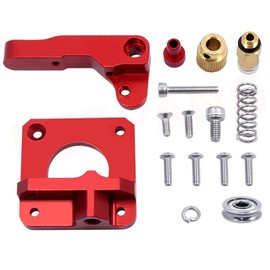 3D Printer Extruder, MK8 Extruder Aluminum Drive Feed Replacement Extruders Upgrade Accessories for Ender 3, CR-10, CR-10, CR-10S, CR-10 S4, CR-10 S5 (Left)