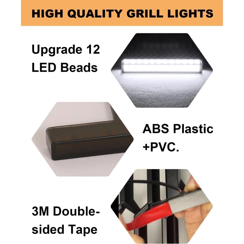 Sidi Front Grille LED Lights for Toyota Tundra 2025 2024-2019