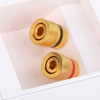 POFET Square Speaker 2 Binding Posts Banana Female Audio Wall