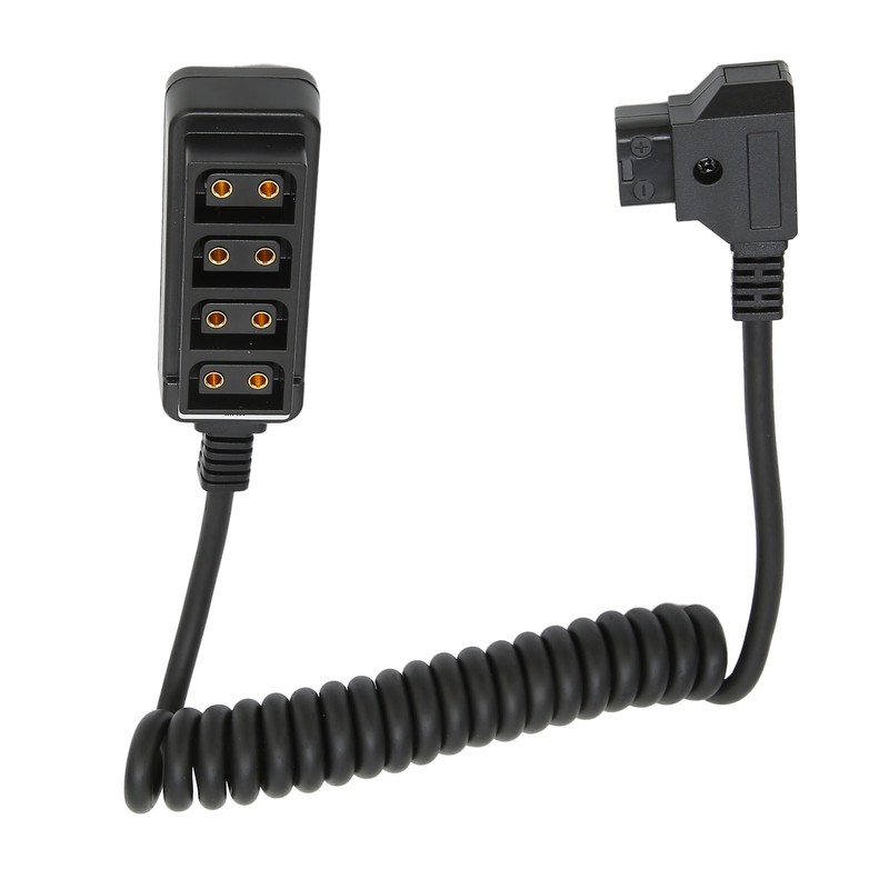 D Tap Male to 4 Port Dtap Female Splitter Power