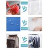 Ruibo Clear Garment Rack Cover for Clothes Rack Cover with