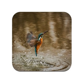 Cork Coaster - Beautiful Martin Fischer Over The Water - 1 Piece (95 x 95mm)