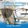 Sehnsucht Photochromic Progressive Multifocus Reading Glasses Mens Womens Transition Anti-Blue
