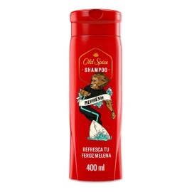 Shampoo Old Spice Refresh, Shampoo Refrescante para Hombre 400 ml                                                                                     