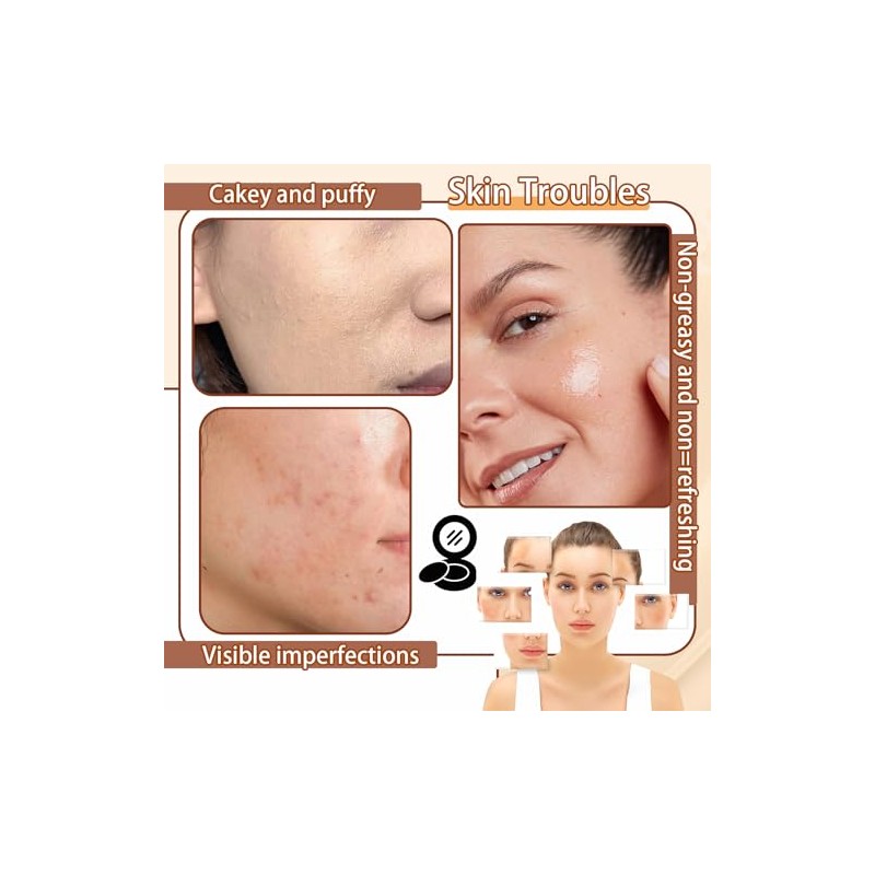 Base De Maquillaje Líquida Con Cojín De Aire Y Cabeza