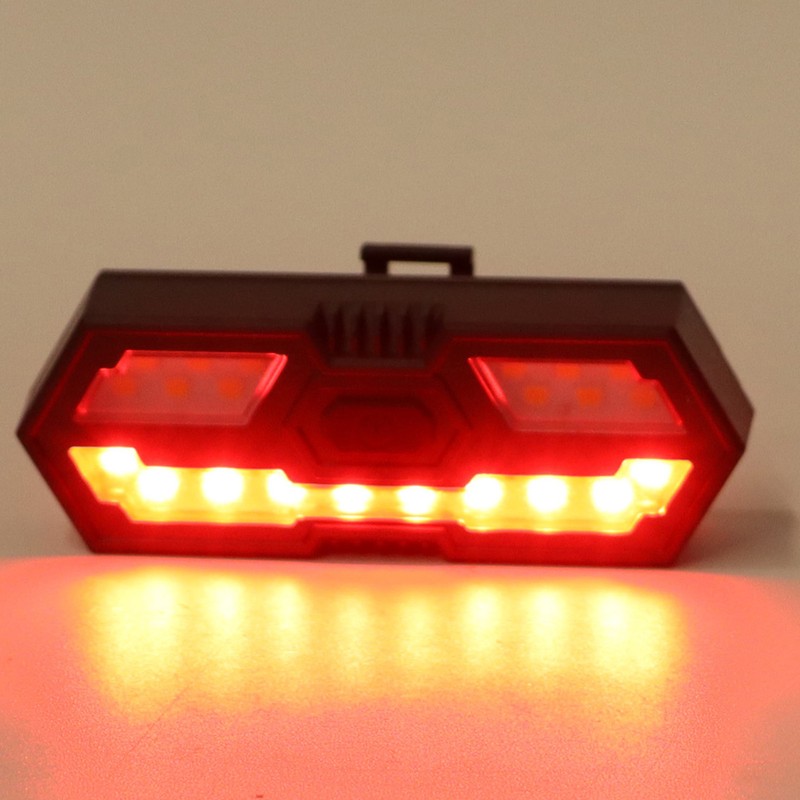 Bike Tail Light Wireless Remote Control Safety Bicycle Night Riding