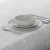 Oilcloth Tablecloth Washable Rectangular 140 x 180 cm Light Grey