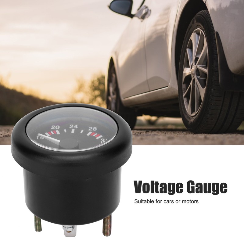 Battery Voltmeter Digital Pointer Unit Voltage Gauge Mechanical Manometer DC